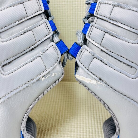 Nike Shox Sneakers 378341-014 Grey Racer Blue Men’s 12 US Athletic Shoes - Picture 7 of 12